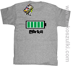 Córka Bateria 100% - koszulka dziecięca melanż 