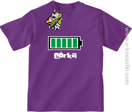 Córka Bateria 100% - koszulka dziecięca 