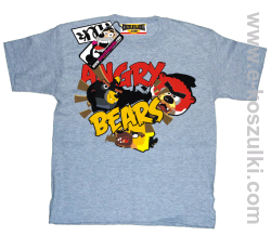Angry bears koszulka dziecięca - melanż