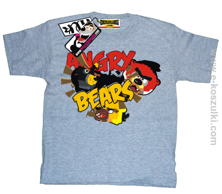 Angry bears - koszulka dziecięca