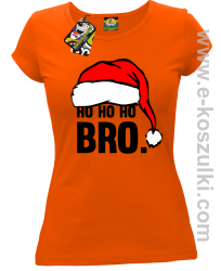 HO HO HO BRO. Mikołajkowa czapusia orange