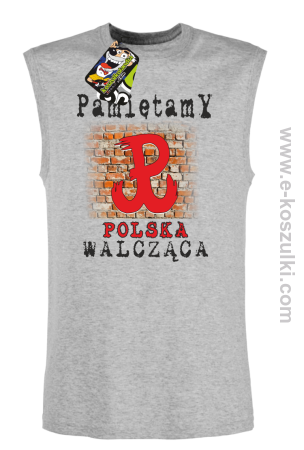 PAMIĘTAMY POLSKA WALCZĄCA ŚCIANA - bezrękawnik męski 