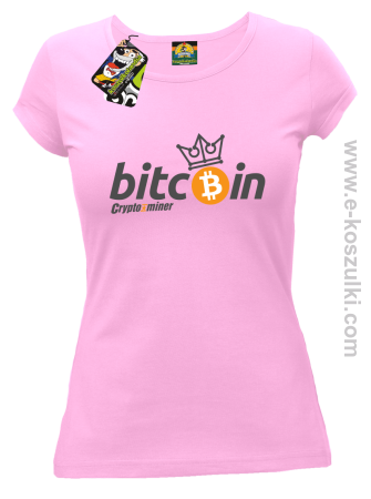 Bitcoin Standard Cryptominer King - koszulka damska  