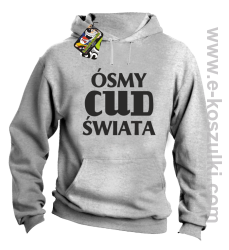 Ósmy cud świata - bluza z kapturem melanż

