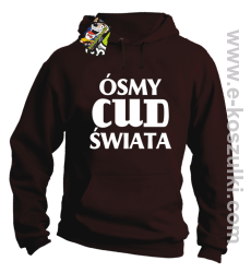 Ósmy cud świata - bluza z kapturem brązowa