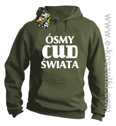 Ósmy cud świata - bluza z kapturem khaki