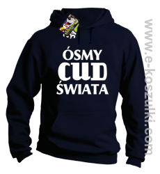 Ósmy cud świata - bluza z kapturem granatowa