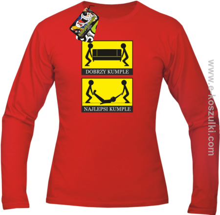 Dobrzy kumple, najlepsi kumple- Longsleeve męski