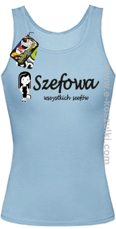 Szefowa wszystkich szefów - Small Girl - top damski 