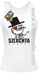 Szlachta rządzi - top damski biały
