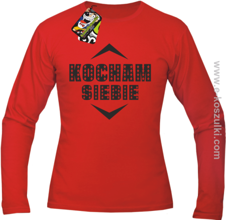 Kocham siebie - longsleeve męski