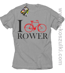 I love rower - koszulka męska melanż
