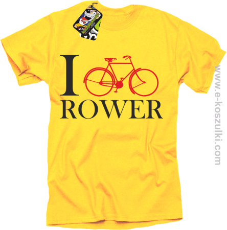 I love rower - koszulka męska