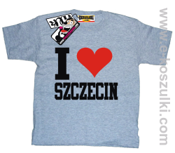 I love Szczecin koszulka dziecięca - melanż