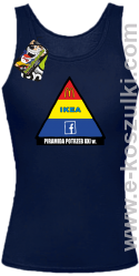 Piramida potrzeb XXI w. -nowoczesny top damski granatowy