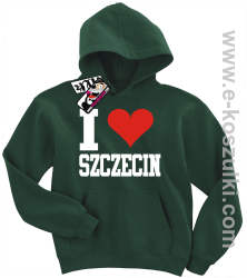 I love Szczecin bluza dziecięca - butelkowy