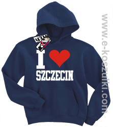 I love Szczecin bluza dziecięca - granatowy