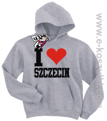 I love Szczecin bluza dziecięca - melanż
