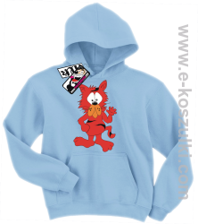 Kot rudzielec bluza dziecięca - błękitny