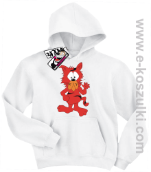 Kot rudzielec bluza dziecięca - biały