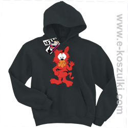 Kot rudzielec bluza dziecięca - czarny