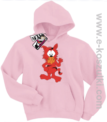 Kot rudzielec bluza dziecięca - różowy