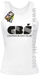 CBŚ - Całkiem Blisko Ślub - top damski biały