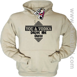 You & Vodka - bluza z kapturem - beżowy