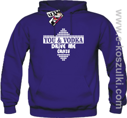 You & Vodka - bluza z kapturem - fioletowy