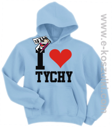 I love Tychy bluza dziecięca - błękitny
