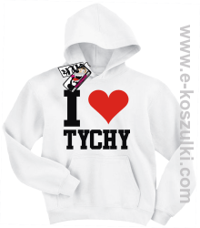 I love Tychy bluza dziecięca - biały