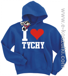 I love Tychy bluza dziecięca - niebieski