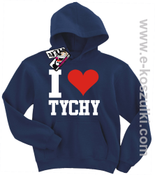 I love Tychy bluza dziecięca - granatowy