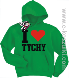 I love Tychy bluza dziecięca - zielony