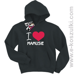 I love Mamusie bluza dziecięca - czarny