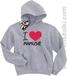 I love Mamusie bluza dziecięca - melanż