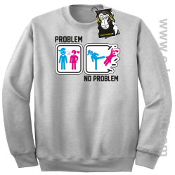 Problem no problem- bluza dla singla bez kaptura melanż