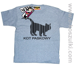 Kot paskowy koszulka dziecięca - melanż