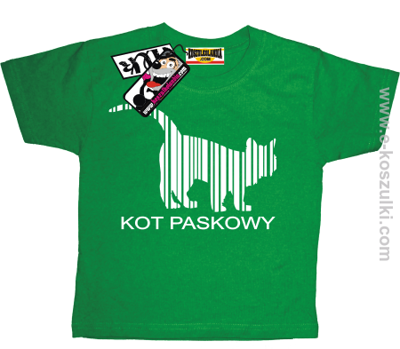 Kot paskowy - koszulka dziecięca