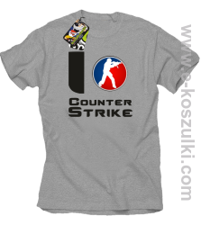 I love counter strike - koszulka męska melanż