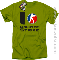 I love counter strike - koszulka męska kiwi