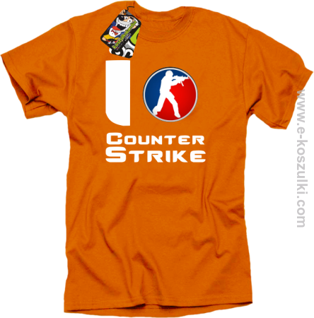 I love Counter Strike - koszulka męska