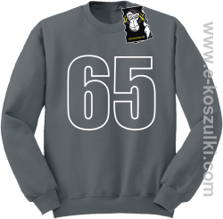 65 - bluza młodzieżowa bez kaptura szara