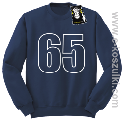 65 - bluza młodzieżowa bez kaptura granatowa