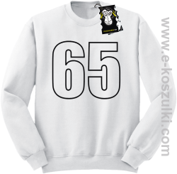 65 - bluza młodzieżowa bez kaptura biała