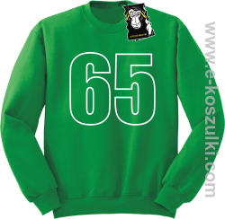 65 - bluza młodzieżowa bez kaptura zielona