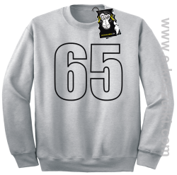 65 - bluza młodzieżowa bez kaptura melanż