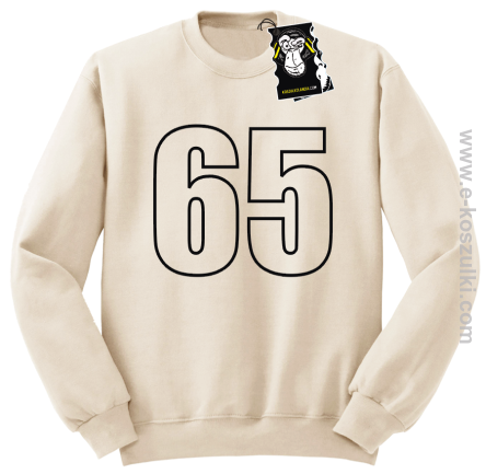 65 - bluza młodzieżowa bez kaptura beżowa