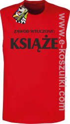 Zawód wyuczony książe - bezrękawnik męski red