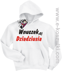Wnuczek dziadziusia bluza dziecięca - biały